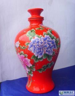 景德鎮特色陶瓷 三斤裝酒瓶~紅瓷 ~青花瓷必備_禮品、工藝品、飾品_世界工廠網中國產品信息庫
